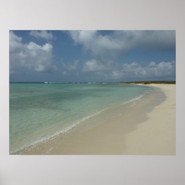 Poster Plage d'Aruba II Magnifique paysage naturel (Devant)