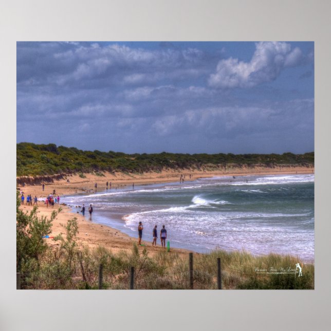 Poster Plage de Bells (Devant)