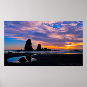 Poster plage de canon