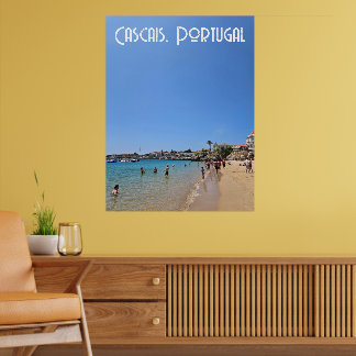 Poster Plage de Cascais, Portugal