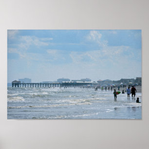 Poster Plage de Cocoa, Floride