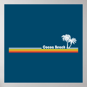 Poster Plage de Cocoa Floride