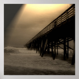 Poster Plage de Flagler Imprimer