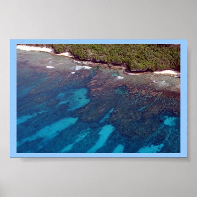 Poster Plage de Guam (Devant)