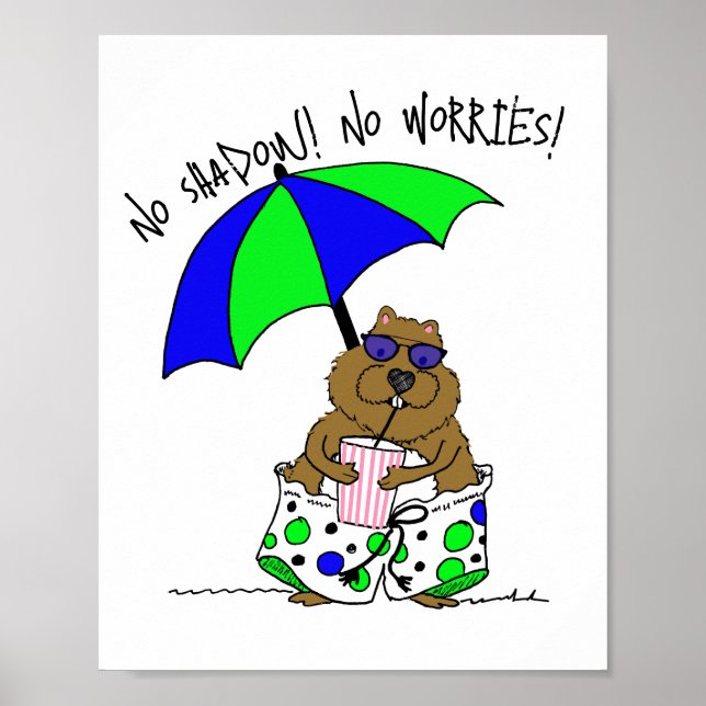 Poster Plage de la marmotte (Devant)