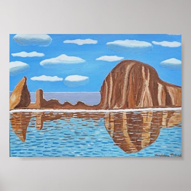 Poster Plage de l'Oregon Cannon (Devant)