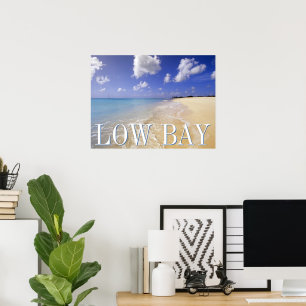 Poster Plage de Low Bay, Barbuda, Antigua