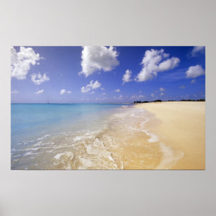 Poster Plage de Low Bay, Barbuda, Antigua