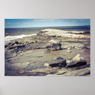 Poster Plage de Madison, le Connecticut