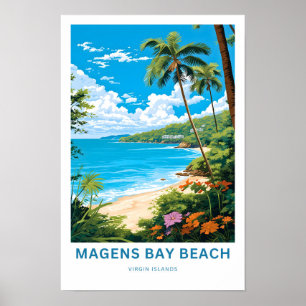 Poster Plage de Magens Bay Îles Vierges Imprimer