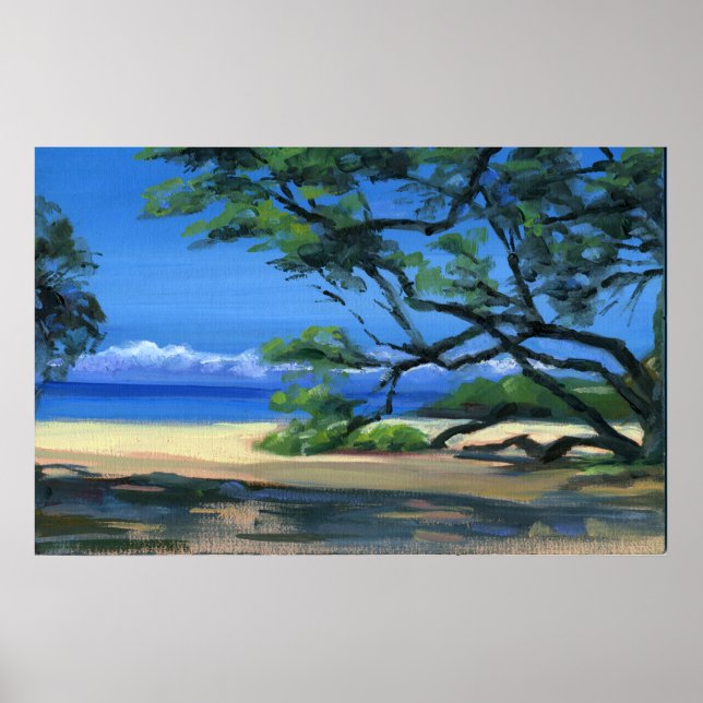 Poster Plage de Makena (Devant)