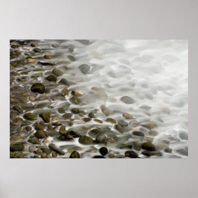 Poster Plage de pierre | Réserve d'état de Point Lobos, C (Devant)