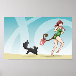 Poster Plage de Pome