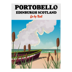 Poster Plage de Portobello Édimbourg