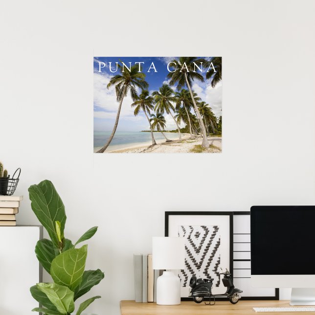 Poster Plage de Punta Cana | République dominicaine (Bureau à domicile)