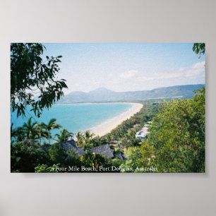 Poster Plage de quatre miles