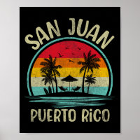 Plage de San Juan Porto Rico Palmier Famille Été
