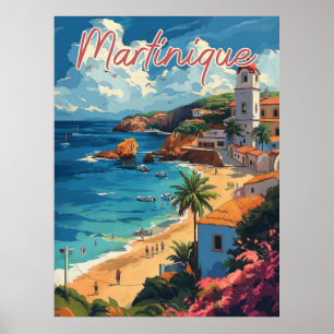 Poster Plage de Serene Martinique