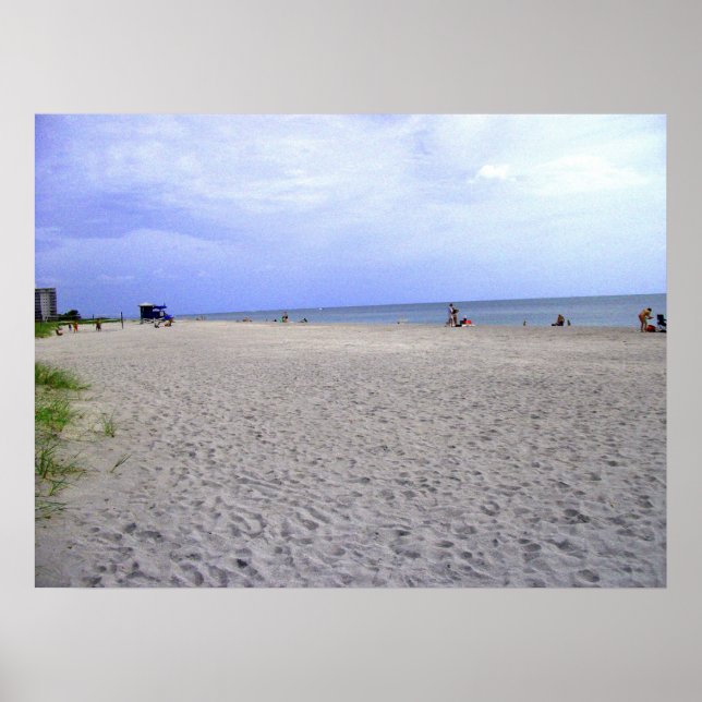Poster Plage De Siesta Keys (Devant)