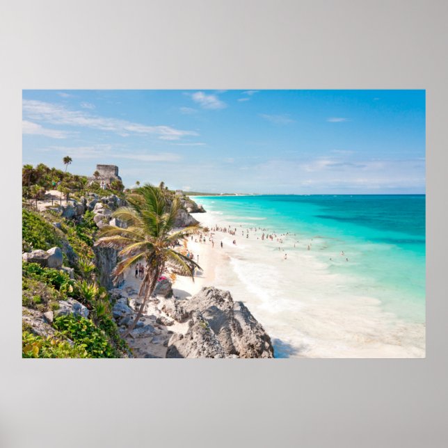 Poster Plage de Tulum (Devant)
