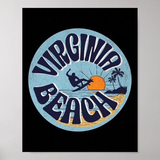 Poster Plage de Virginie _1  (Devant)