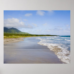 Poster Plage de Windward, Nevis