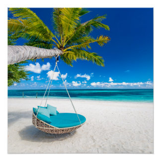 Poster Plage d'été