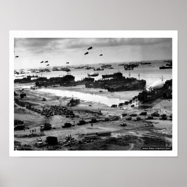Poster Plage d'Omaha (Devant)