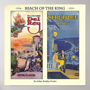 Poster Plage du roi par Arthur Bradley Fowler