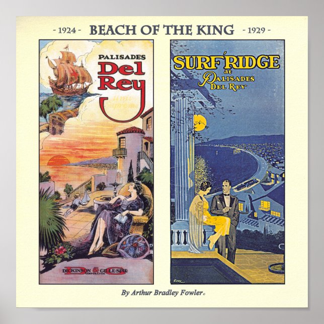 Poster Plage du roi par Arthur Bradley Fowler (Devant)