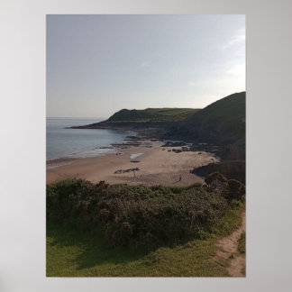 Poster Plage galloise 2023