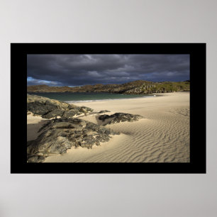 Poster Plage orageuse