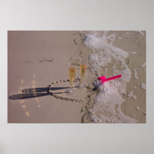 Poster Plage pétillante par tdgallery