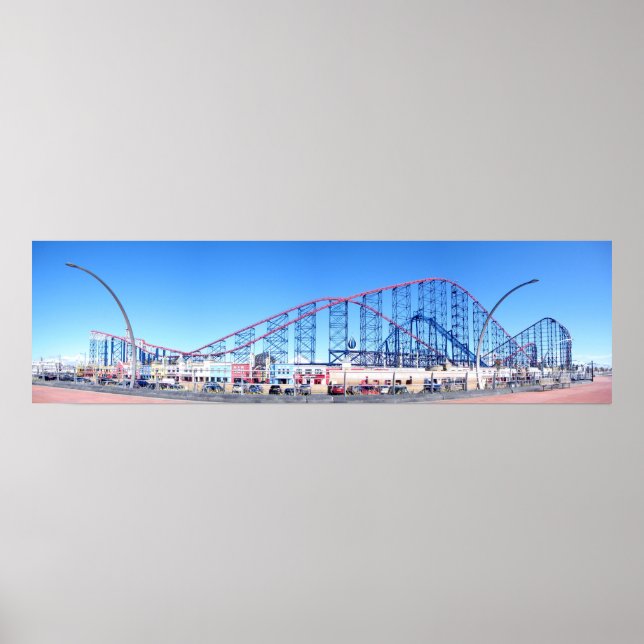 Poster Plage Pleasure de Blackpool (Devant)