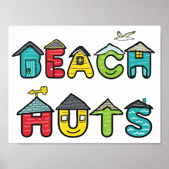 Poster Plages (Devant)