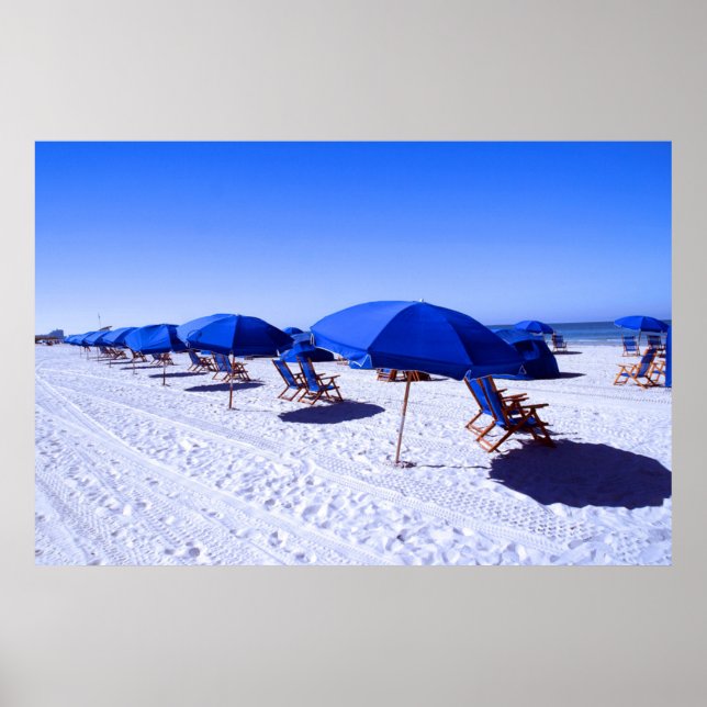 Poster Plages tropicales | Clearwater, Floride (Devant)