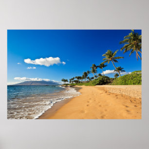 Poster Plages tropicales   Wailea, Maui, Hawaii