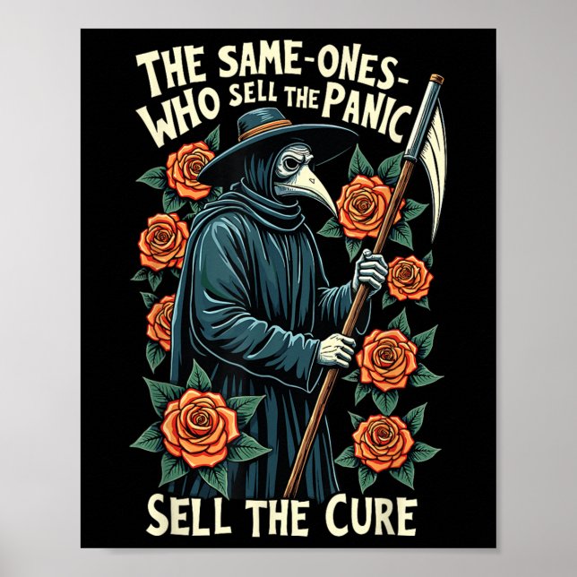 Poster Plague Doctor The Same One Who Sells The Panic Sel (Devant)