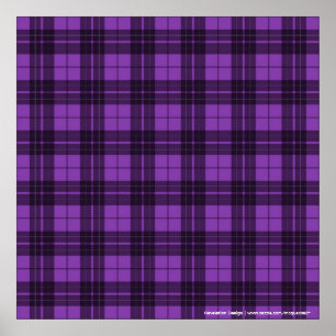 Poster Plaid violet