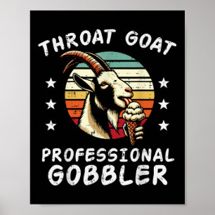 Poster Plaisanterie professionnelle de chèvre inapproprié