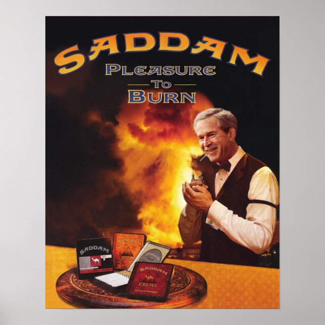 Poster Plaisir de brûler. (Devant)