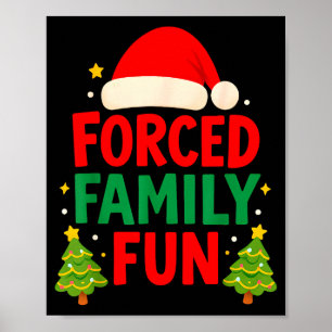 Poster Plaisir de famille forcé 2025 Famille sarcastique