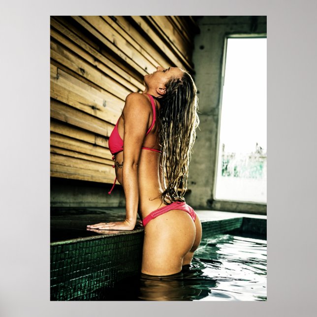 Poster Plaisir De La Piscine (Devant)