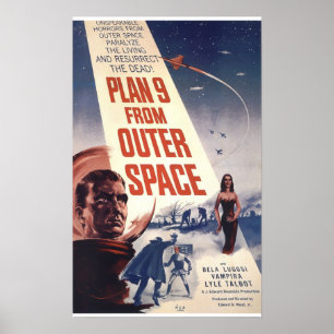 Poster Plan 9 De L'Espace