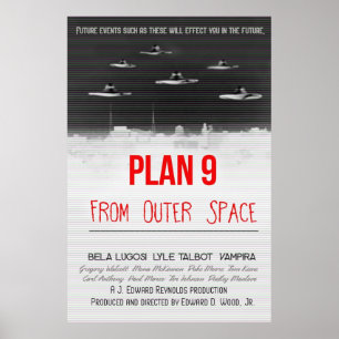 Poster Plan 9 De L'Espace