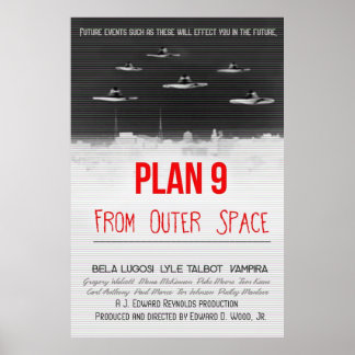 Poster Plan 9 De L'Espace