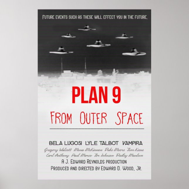 Poster Plan 9 De L'Espace (Devant)