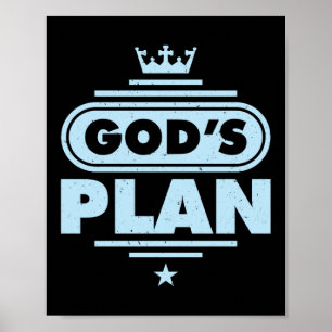Poster Plan de Dieu Jésus Foi