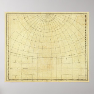 Poster Plan de l'Asie