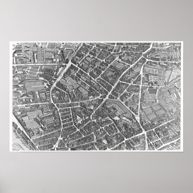 Poster Plan de Paris (Devant)